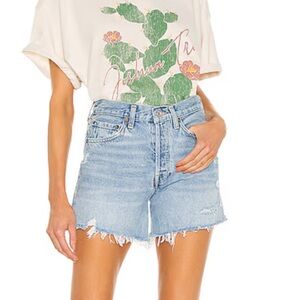 AGOLDE Parker Long Denim Shorts 31